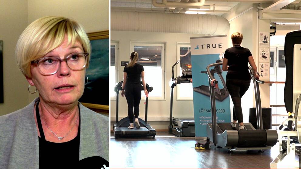 Ann-Marie Nilsson (C), kommunstyrelsens ordförande, i Jönköping bemöter kritiken om att kommunen inte har något friskvårdsbidrag.