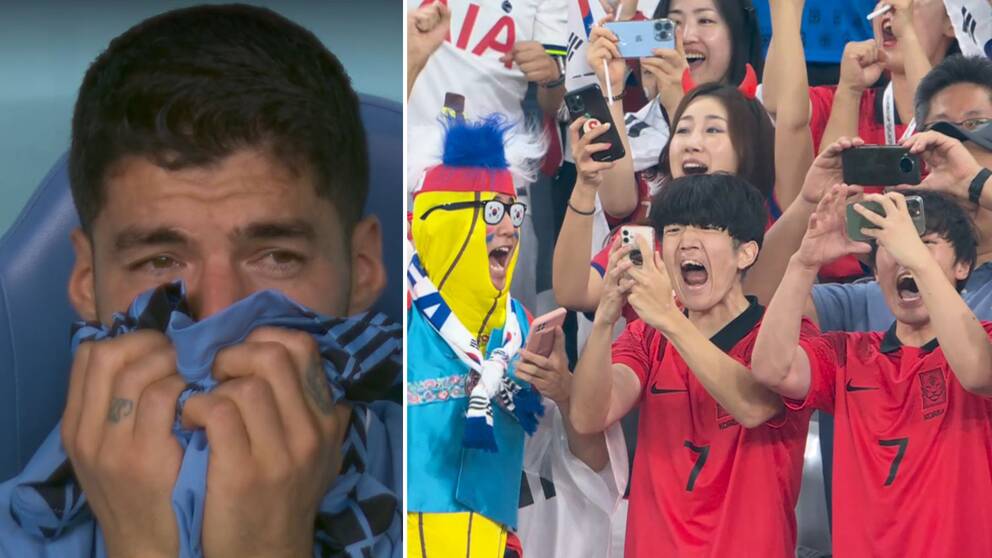 Det var kontrasternas kväll när Uruguay åkte ur VM.
