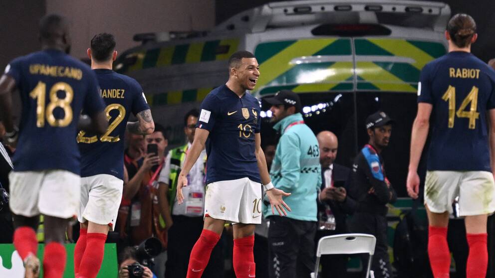 Kylian Mbappé var stor matchvinnare för Frankrike.