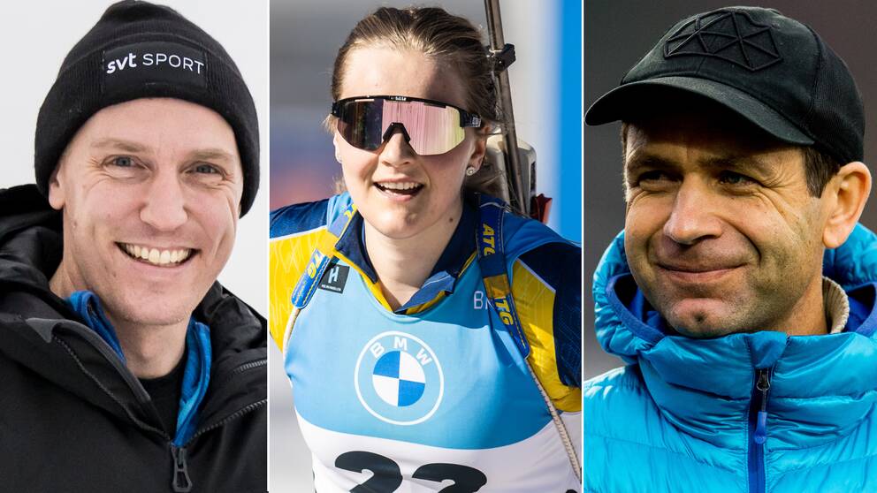 Björn Ferry, Stina Nilsson och Ole Einar Björndalen