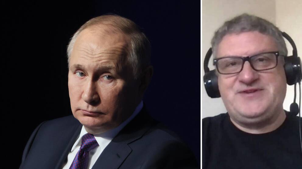 Putin och Mark Galeotti.