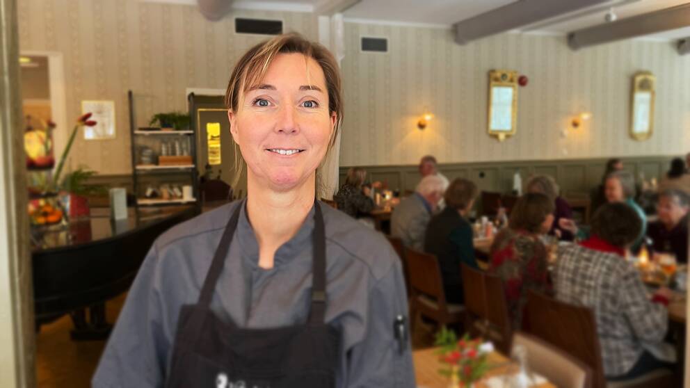 Hotellchefen Jessica Goodwin känner sig rustad inför tuffare tider. Hör henne kommentera branschens framtid i klippet ovan.