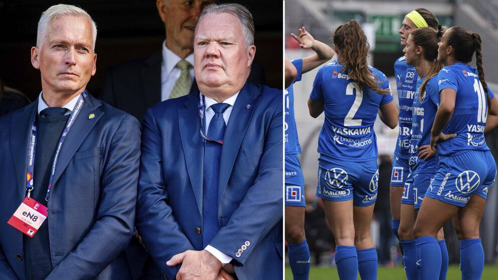 IFK Kalmars sportchef riktar kritik mot SvFF. I bild: Generalsekreterare Håkan Sjöstrand och ordförande Karl-Erik Nilsson.
