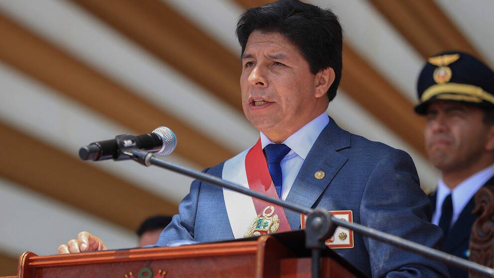 Perus president Pedro Castillo.