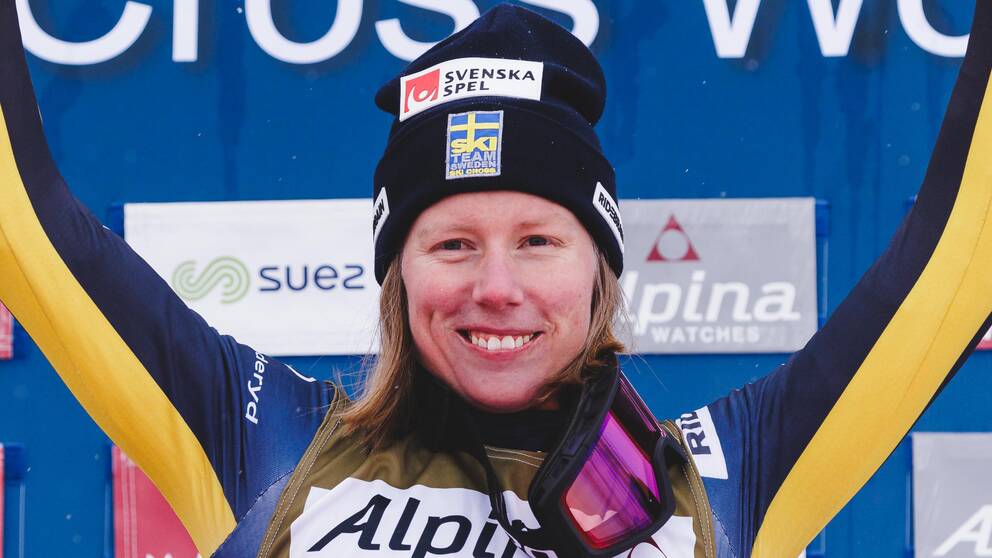 Sandra Näslund fick ännu en gång kliva högst upp på prispallen.