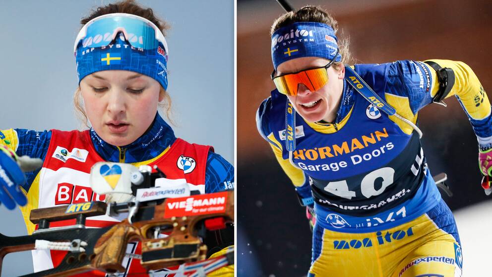 Linn Persson fick problem i sista skyttet – Elvira Öberg slutade fyra.