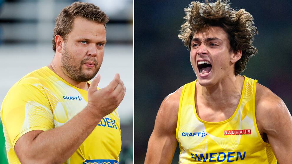 Daniel Ståhl och Armand Duplantis