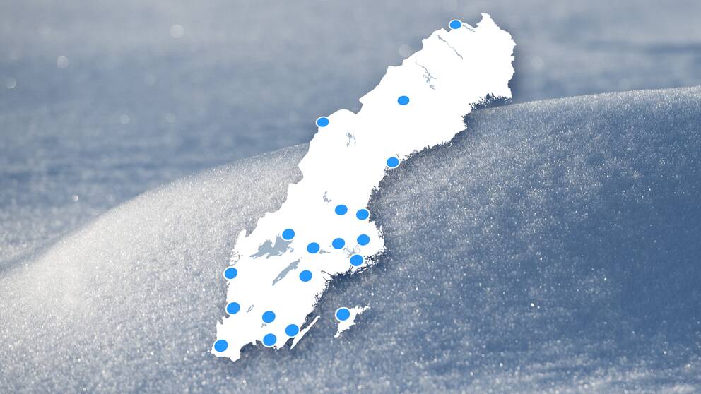 Så har snösäsongen förändrats i ditt område – utforska själv i SVT:s specialartikel.