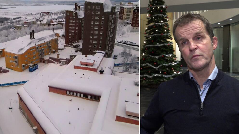 Enligt Kiruna kommun fattas det minst 200 miljoner kronor från LKAB för stadsomvandlingen. I klippet ger kommunalrådet Gunnar Selberg (C) exempel på vad det fattas ersättning för.