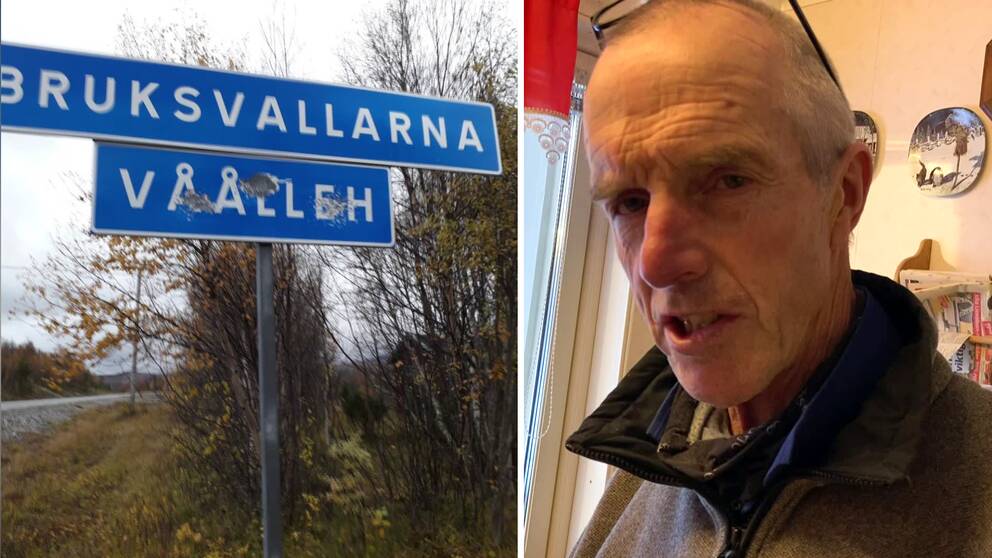 I klippet: Bengt Stenberg (t.h) om hur han kämpat med att rädda skyltarna i Våålleh.