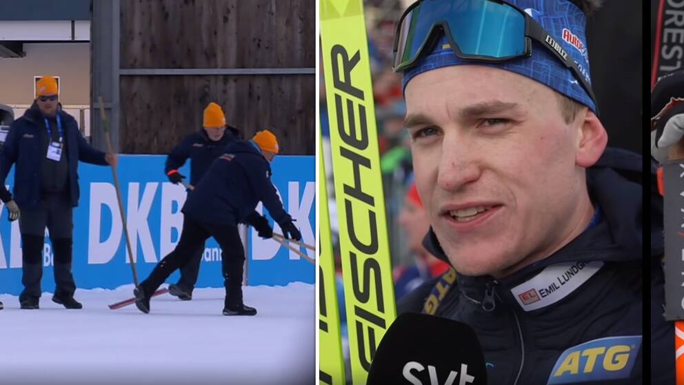 Martin Ponsiluoma var kritisk mot arrangören efter herrarnas jaktstart.