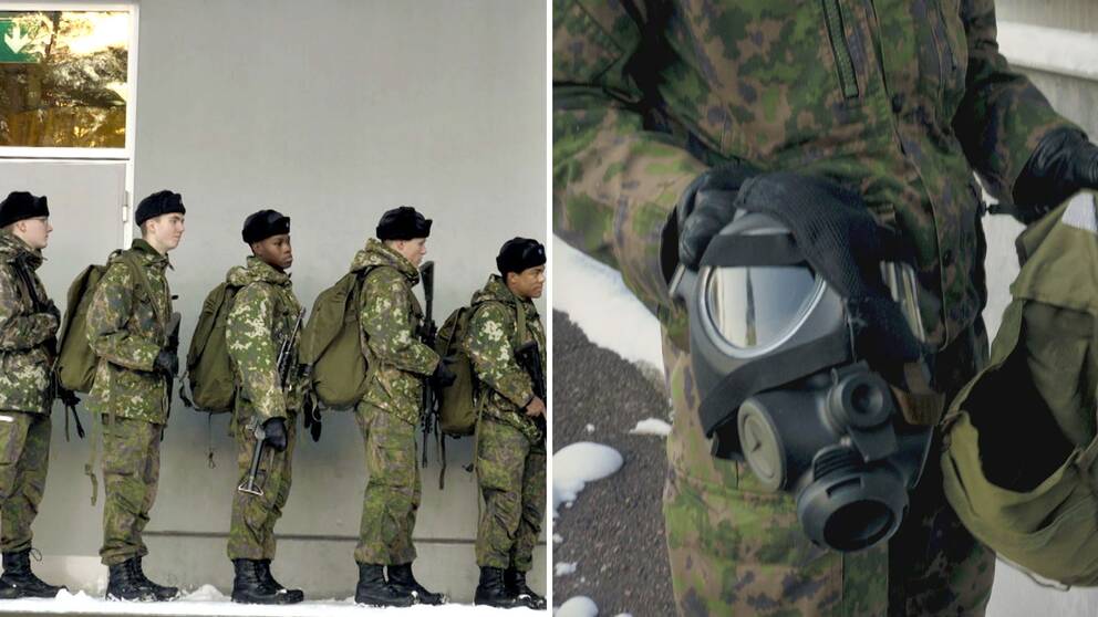 Soldater i Finland.