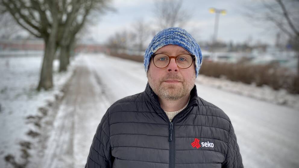 David Andergard från fackförbundet inom kriminalvården Seko Region Mitt.