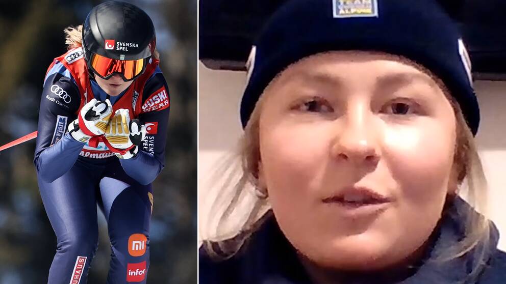 Linnea Mobärg efter första finalåket