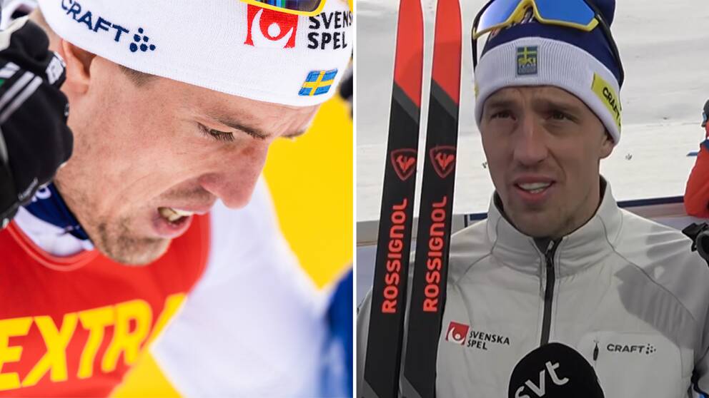 Calle Halfvarsson var självkritisk efter sprinten.