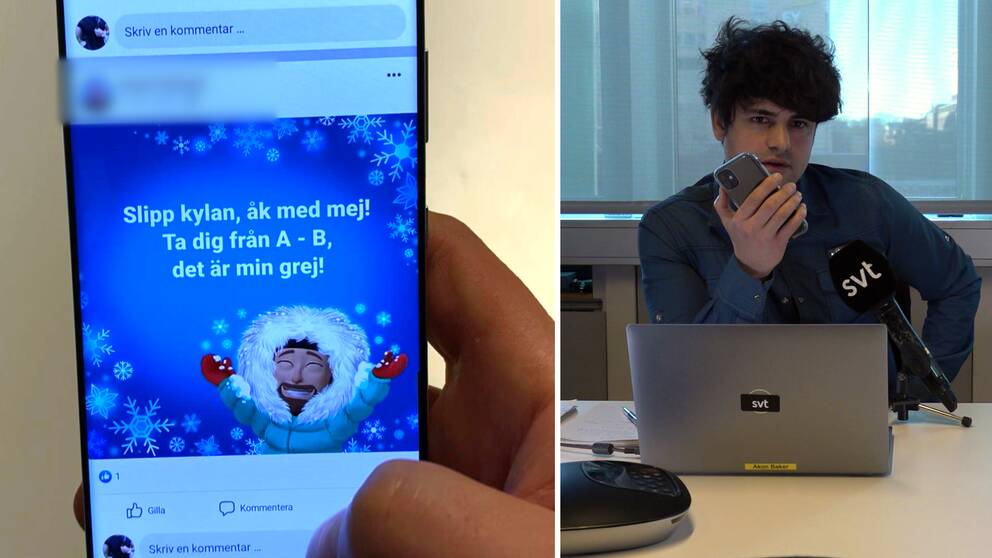 SVT Nyheter Västmanlands reporter Akon Baker.