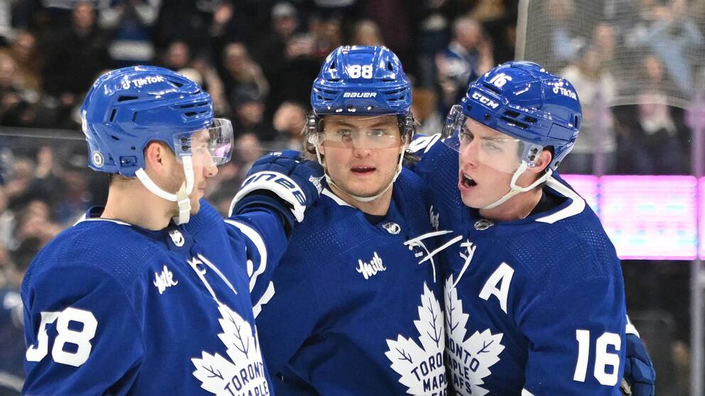 William Nylander gjorde sin 400:e NHL-poäng.