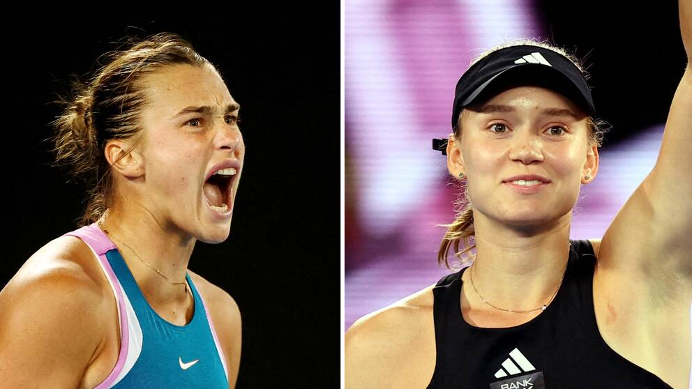 Aryna Sabalenka och Jelena Rybakina till final.