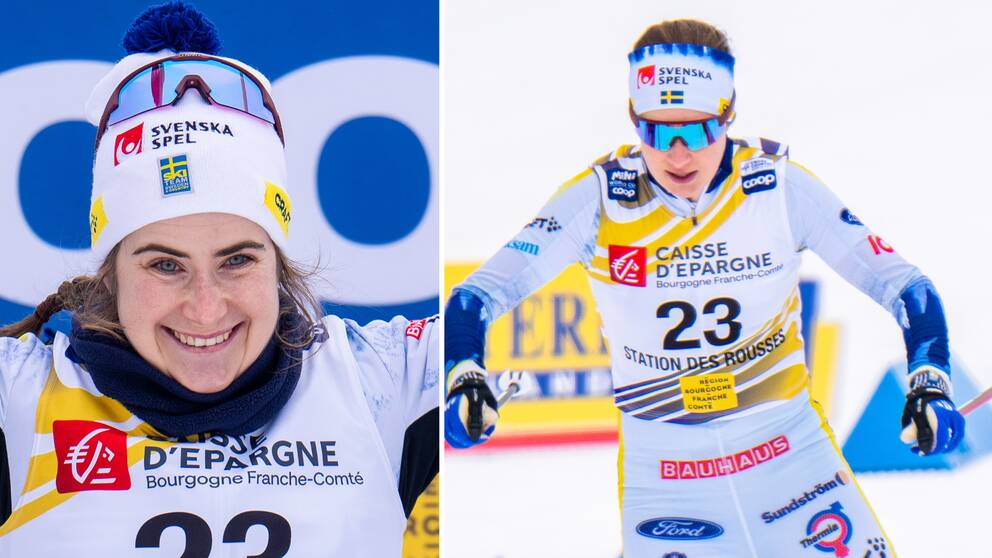 Ebba Andersson vann masstarten i Les Rousses. Hennes fjärde världscupseger i karriären.