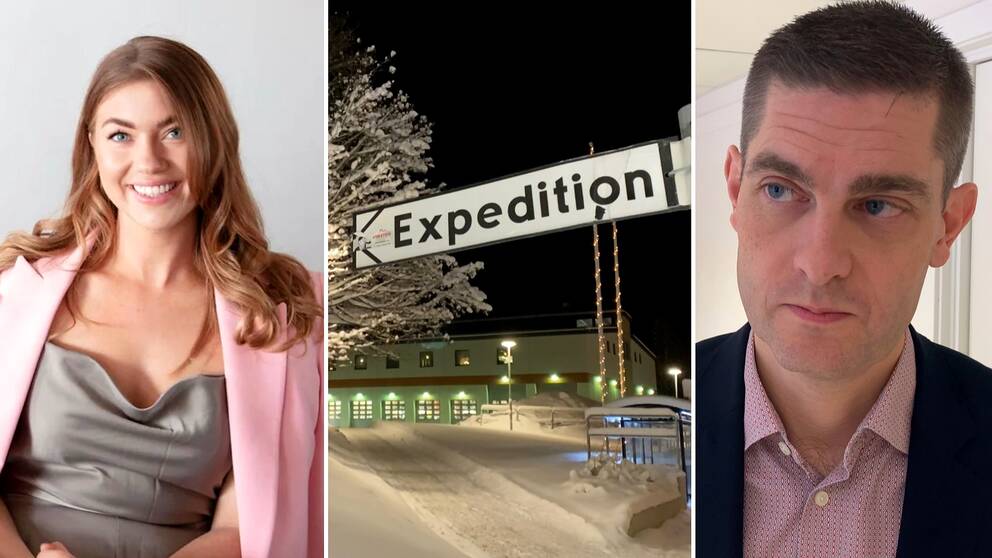 Föreläsaren Elin Ribjer, Parkskolan i Örnsköldsvik, gymnasieskolans verksamhetschef Anderas K Johansson.