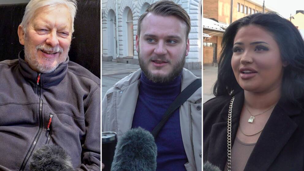 Två män och en kvinna i bild.