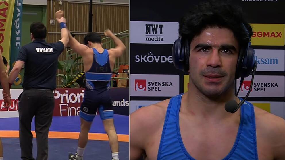 Hossein Jeddi tillägnade SM-guldet till kvinnorna i Iran