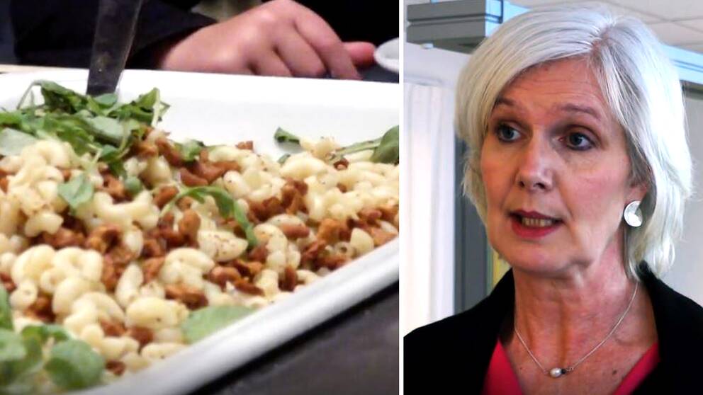 Skolmat och Pernilla Berg, verksamhetsutvecklare inom måltidsverksamheten i Örebro kommun.