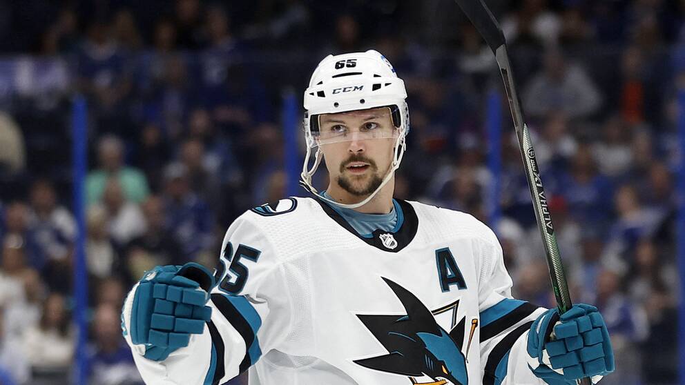 Erik Karlsson nådde milstolpen 70 poäng i natt.