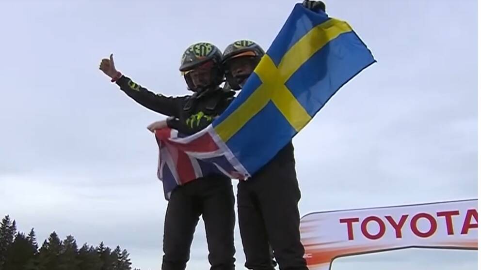 Oliver Solberg tog första VM-segern i WRC2