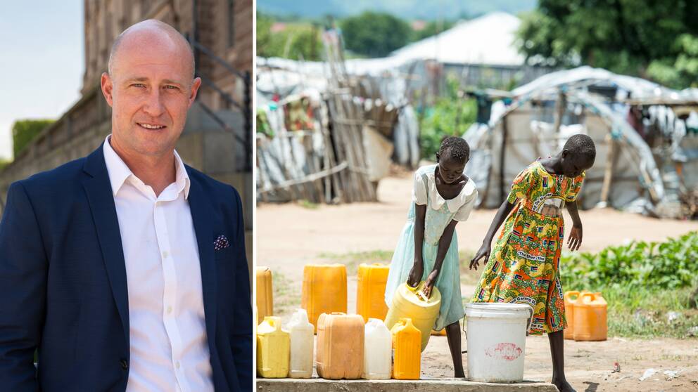 Andreas Zetterlund är programchef på Läkarmissionen. Han berättar om hur de kommer att använda vattenrenaren i Afrika.
