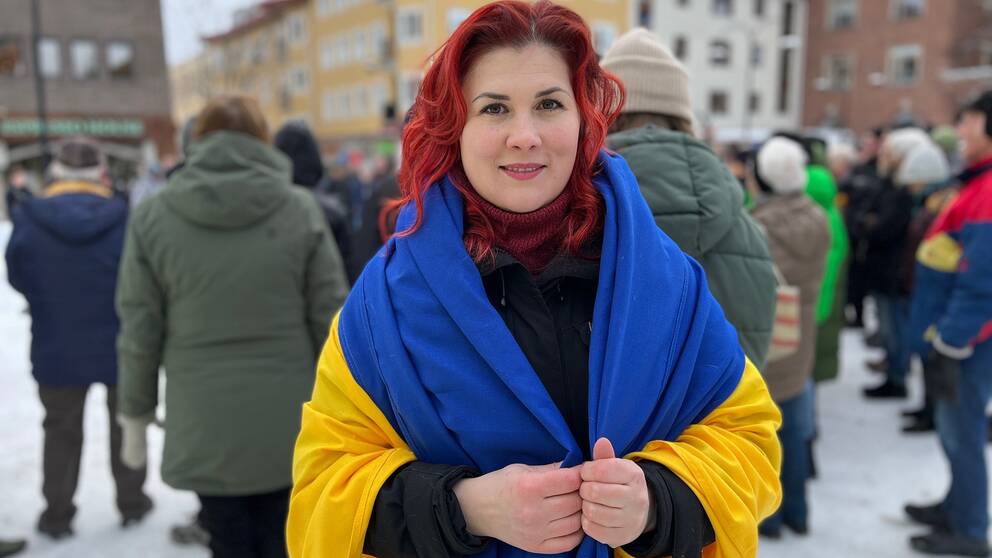 Ukrainaflyktingen Nataliia Bessarab.