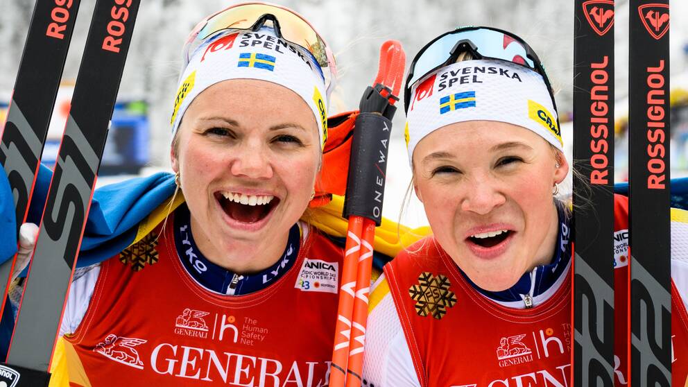 Ny VM-succé för Emma Ribom och Jonna Sundling – avgjorde med monsterryck