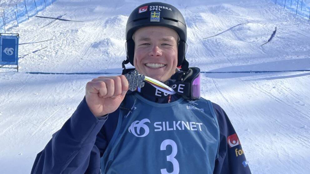 Walter Wallberg tog VM-silver i parallellpuckelpist