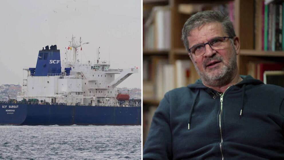 Långsamt glider fartyget SCF Surgut genom Bosporen – en 274 meter statlig rysk oljetanker på väg från Svarta havet och ut mot öppet hav.