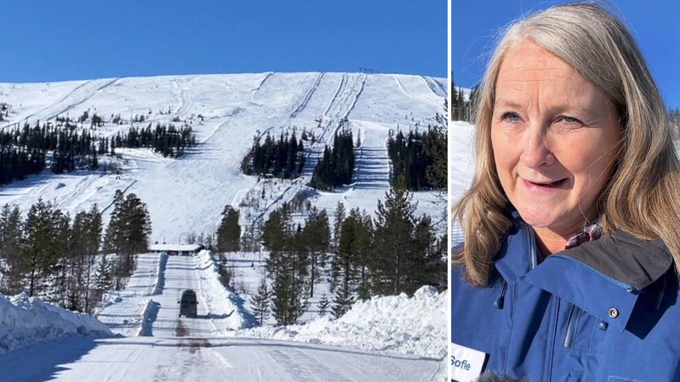Skidanläggningen Fjätervålen ligger ungefär en kilometer från gränsen mellan elområde två och tre – en gräns som anläggningen gärna sågs dras längre söderut, menar vd:n Sofie Andersson.