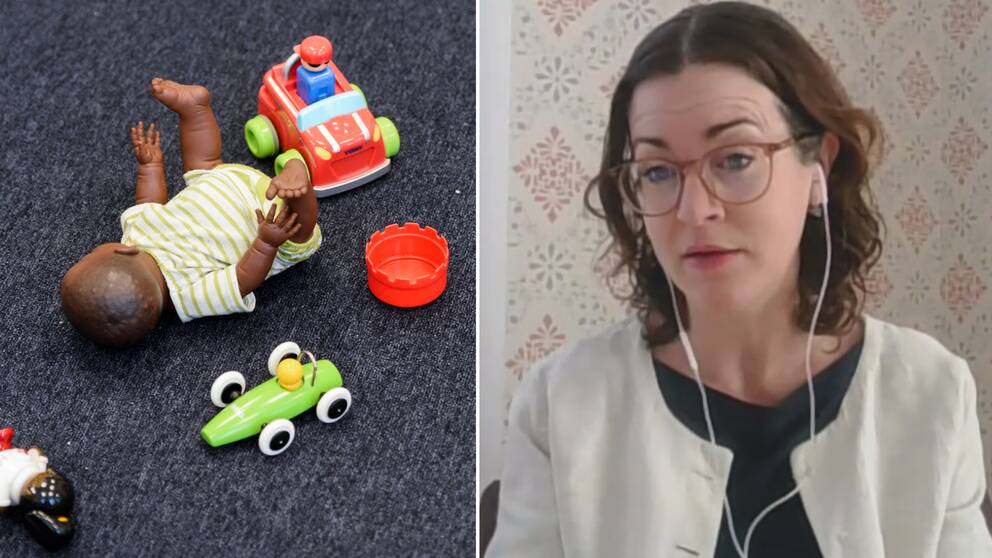 Karolina Larsson är logoped och doktorand. Hon har forskat om hur barn använder engelska som lekspråk. 