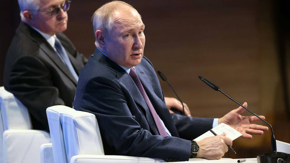 Rysslands president Vladimir Putin.