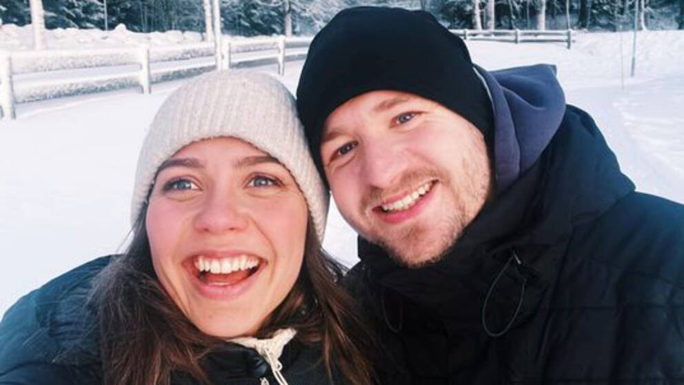 Följ direktsändningen från fisketävlingen. På bilden Natalie Carrion och Peter Eriksson som är två av deltagarna. 