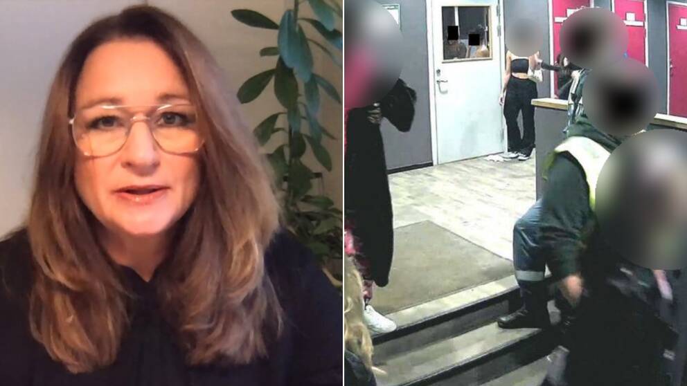 Jenny Yourstone, doktor i psykologi vid Södertörns högskola. Övervakningsfilm från krogen visar de två mordmisstänka unga kvinnorna.