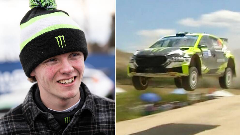Oliver Solberg trea på VM-rallyt i Mexiko – trots motorproblem