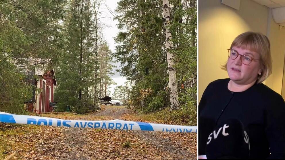 Mordplatsen, senior åklagare Christina Edlund Nilsson.