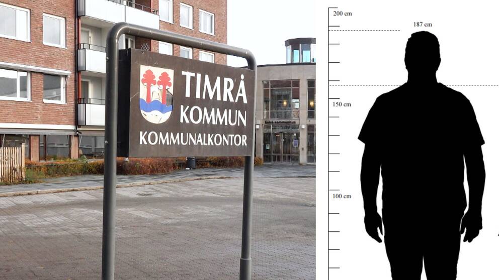 Timrå kommun, sikluett av mannen