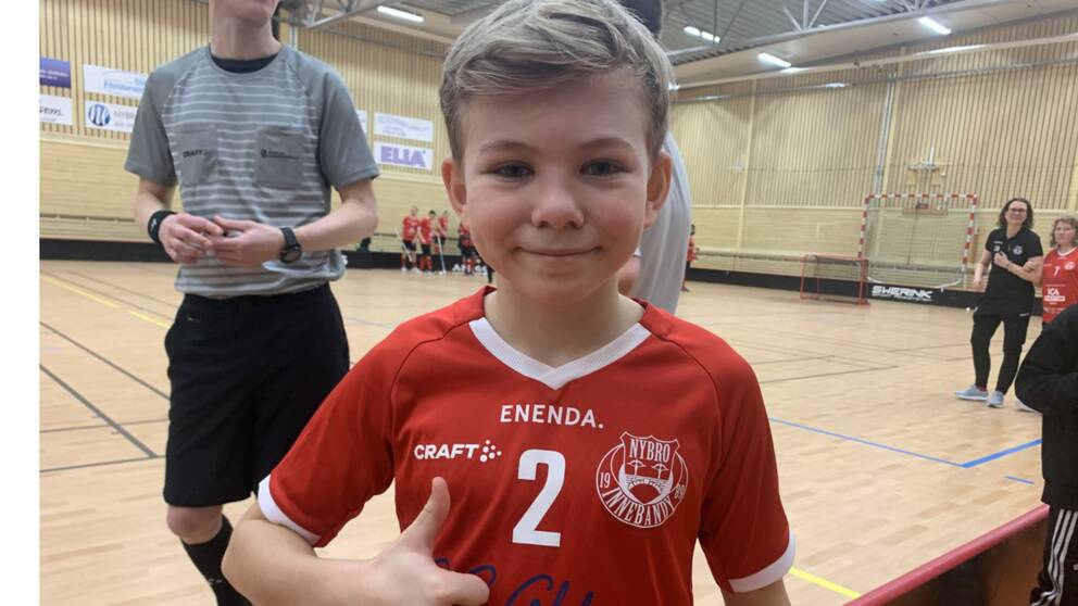 Forwarden Dennis Johansson är yngst i paralaget och gjorde ett mycket fint kvitteringsmål mot Vetlanda FF i helgen.