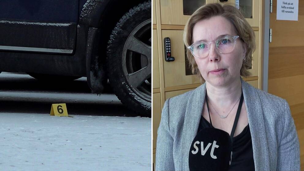 Brottsplatsundersökning / vice chefsåklagare Karin Everitt.