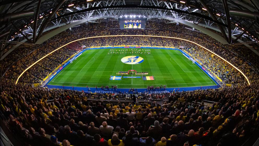 Matchen mellan Sverige-Belgien i EM-kvalet på Friends slutade med en 3-0-förlust för Blågult.