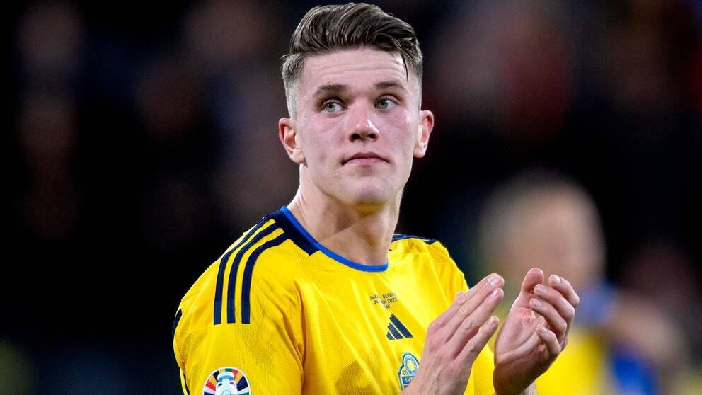 Viktor Gyökeres får chansen från start mot Azerbajdzjan.