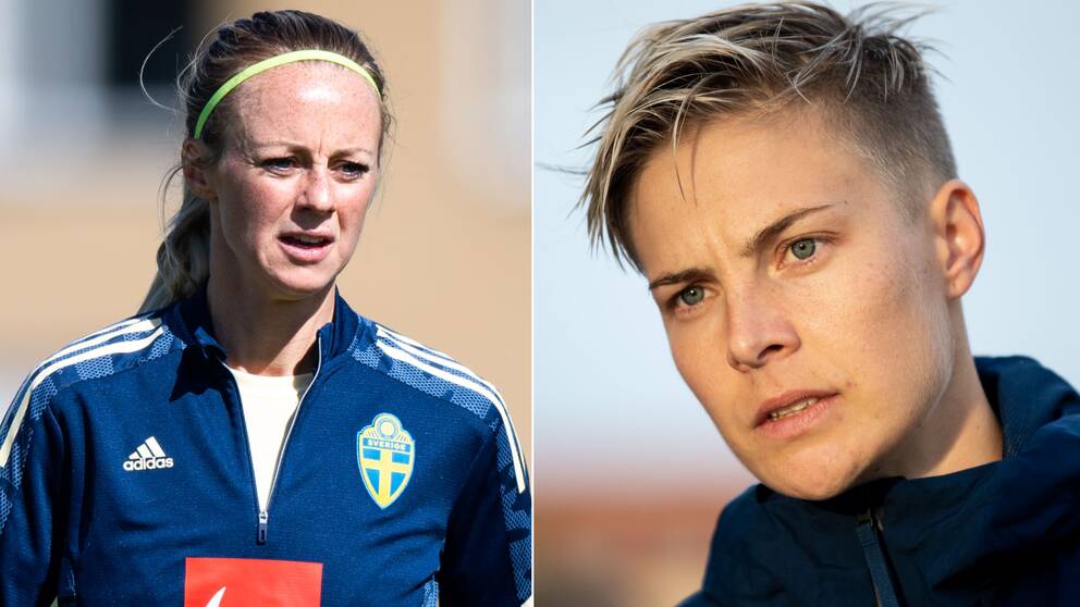 Amanda Ilestedt och Lina Hurtig missar kommande landslagssamling.