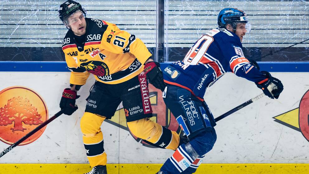Luleås Juhani Tyrväinen och Växjös Erik Josefsson.