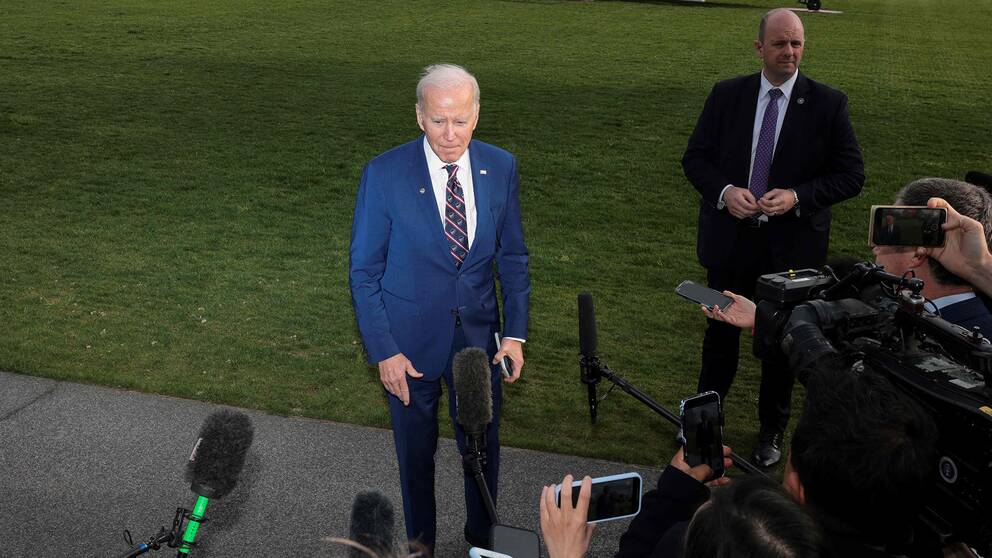 USA:s president Joe Biden hoppas att man når en kompromiss i Israel.
