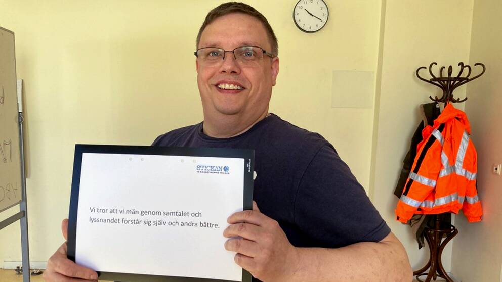 Patrick Swing är samtalsledare på den nyöppnade krismottagningen.